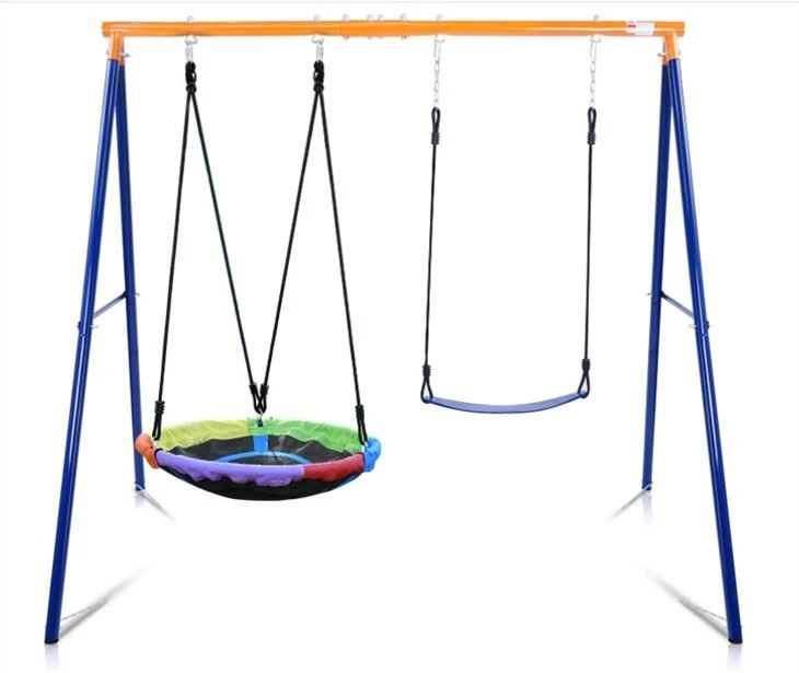 Metall Double Swing Set