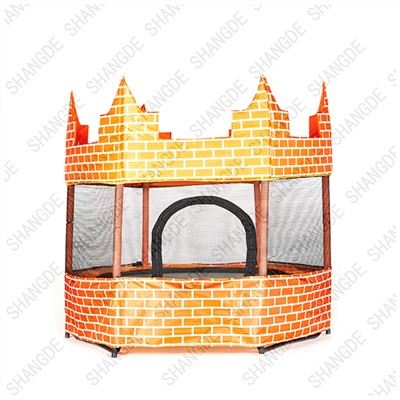 60Inch Castle Kids Trampoline